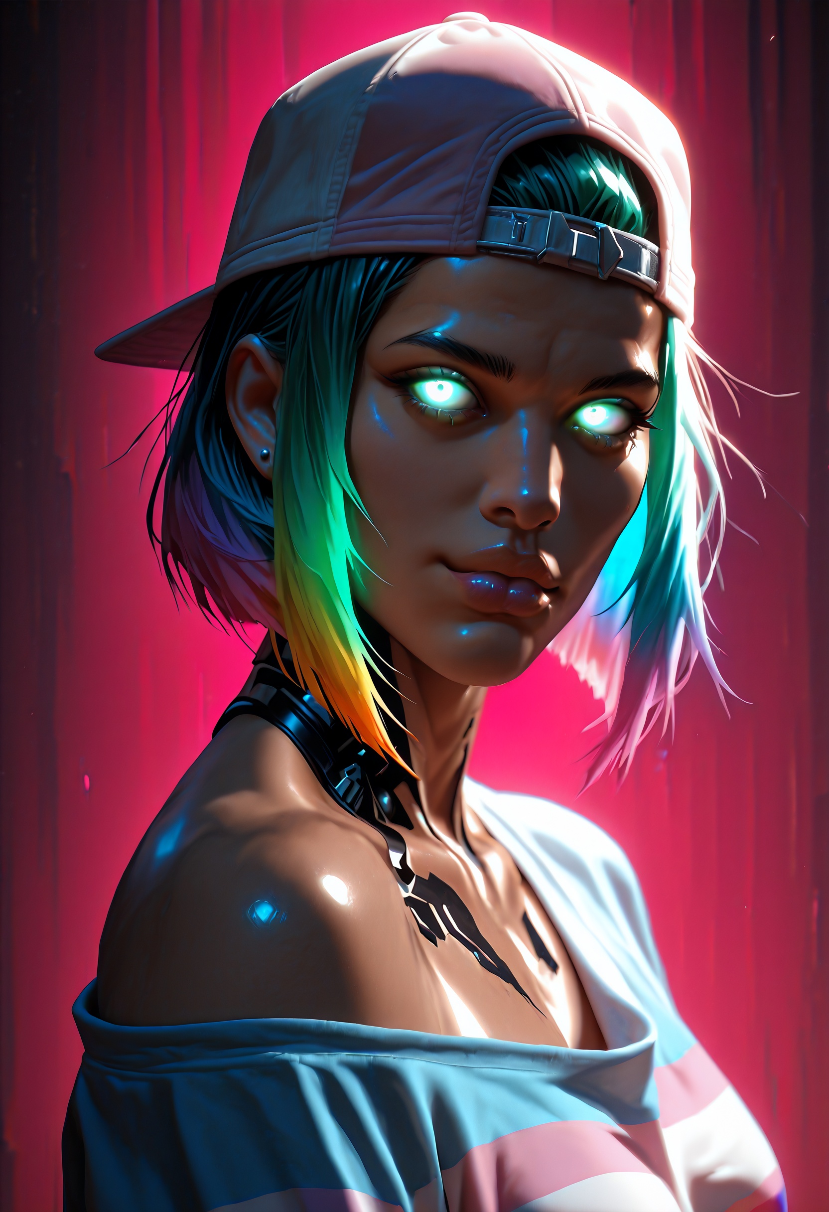 **THE BEST HAIR**,  ink vachina,  cyberpunk on Tensor.Art