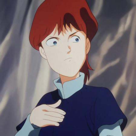 will scarlet,  blue shirt,  blue eyes on Tensor.Art