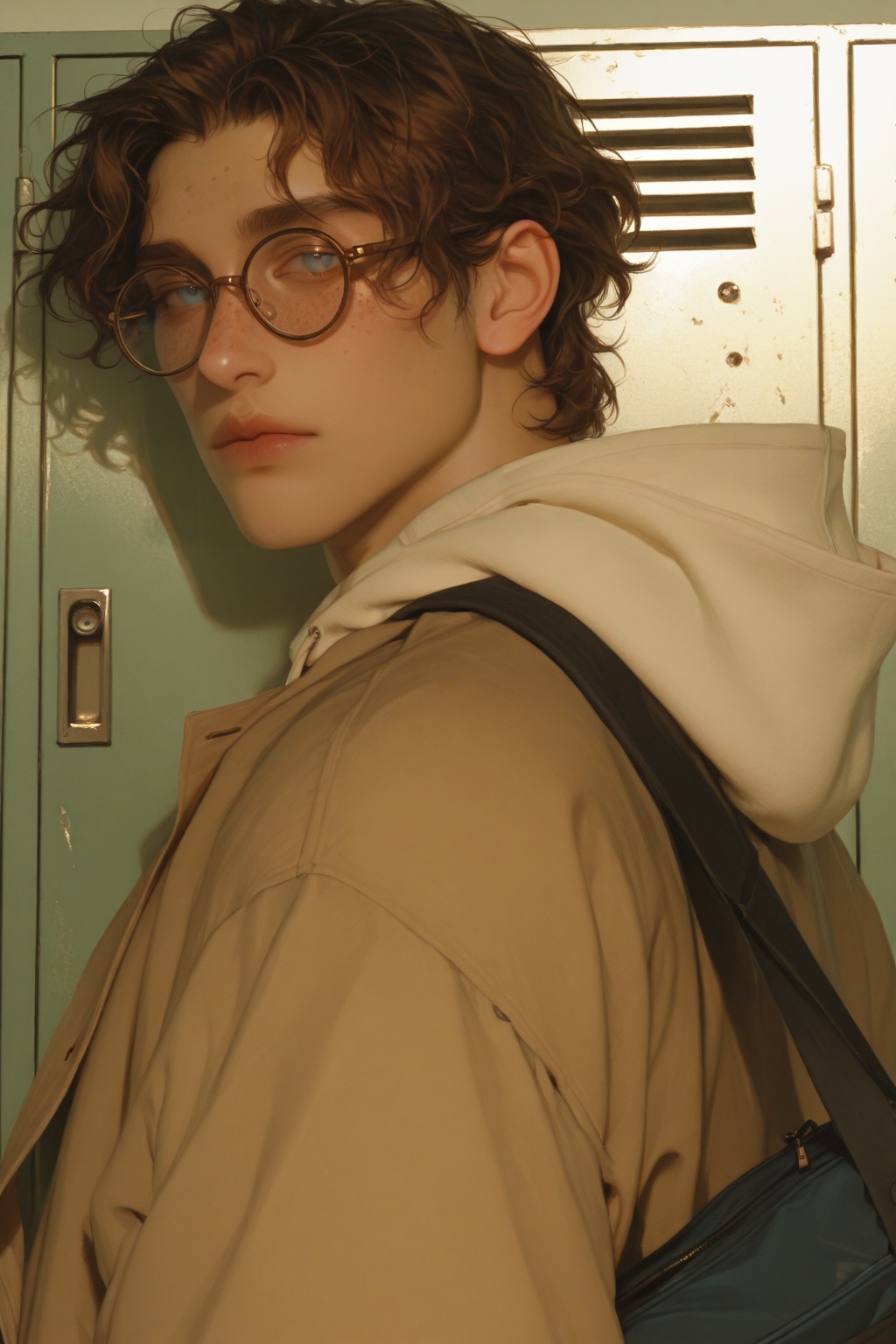 locker,  male focus,  1boy on Tensor.Art