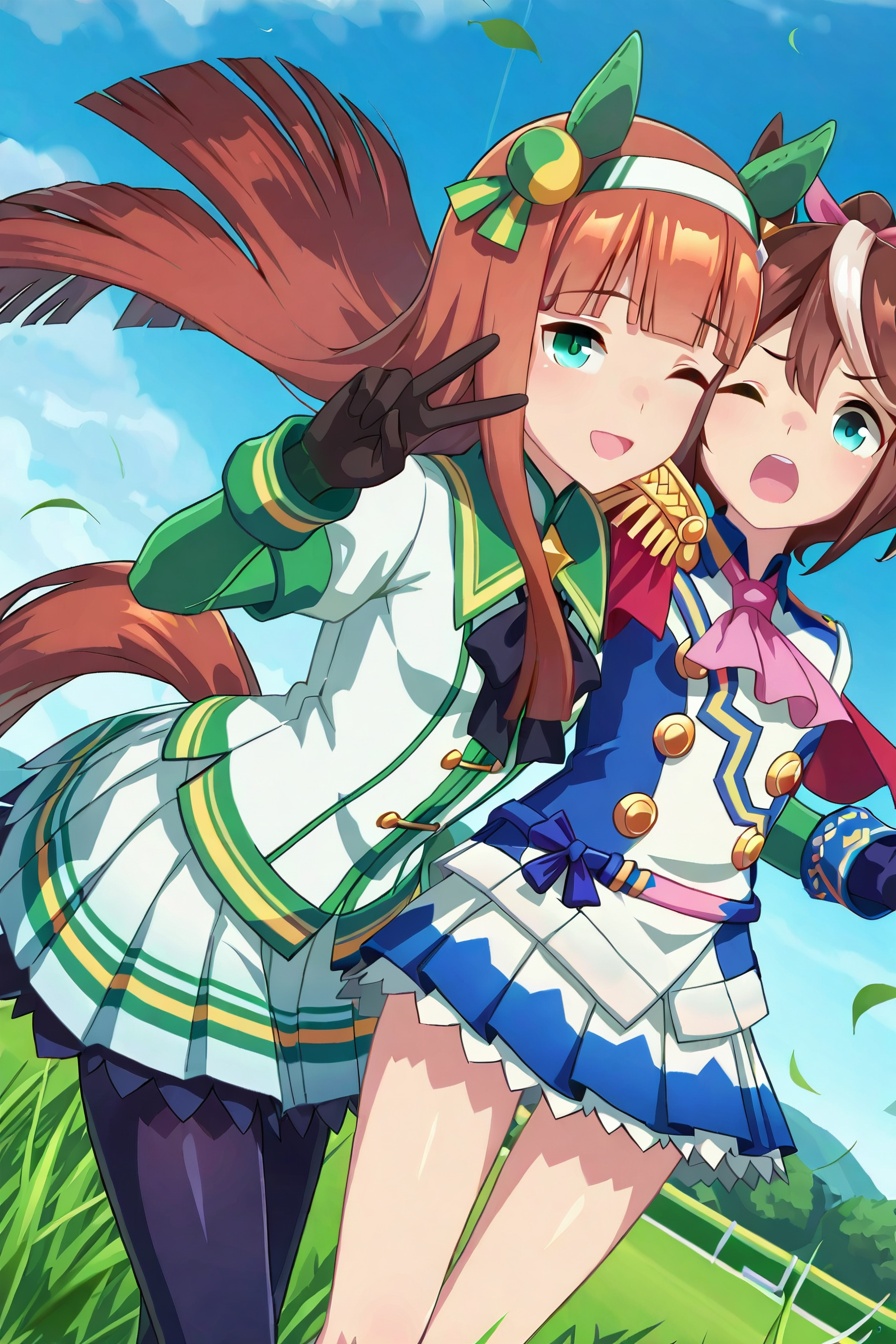 umamu,  multiple girls,  2girls on Tensor.Art