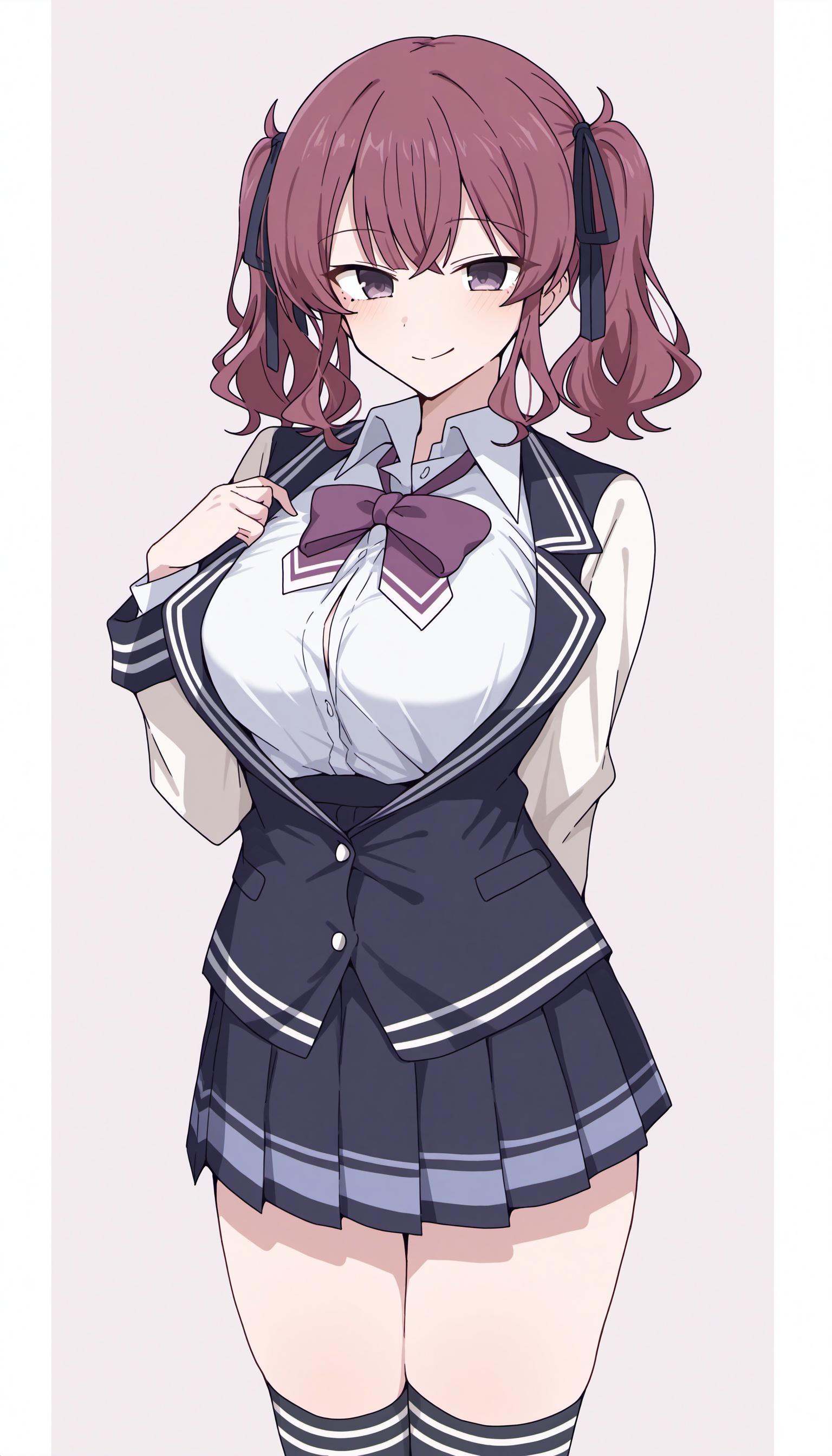 natsuki karin,  blazer,  large breasts on Tensor.Art