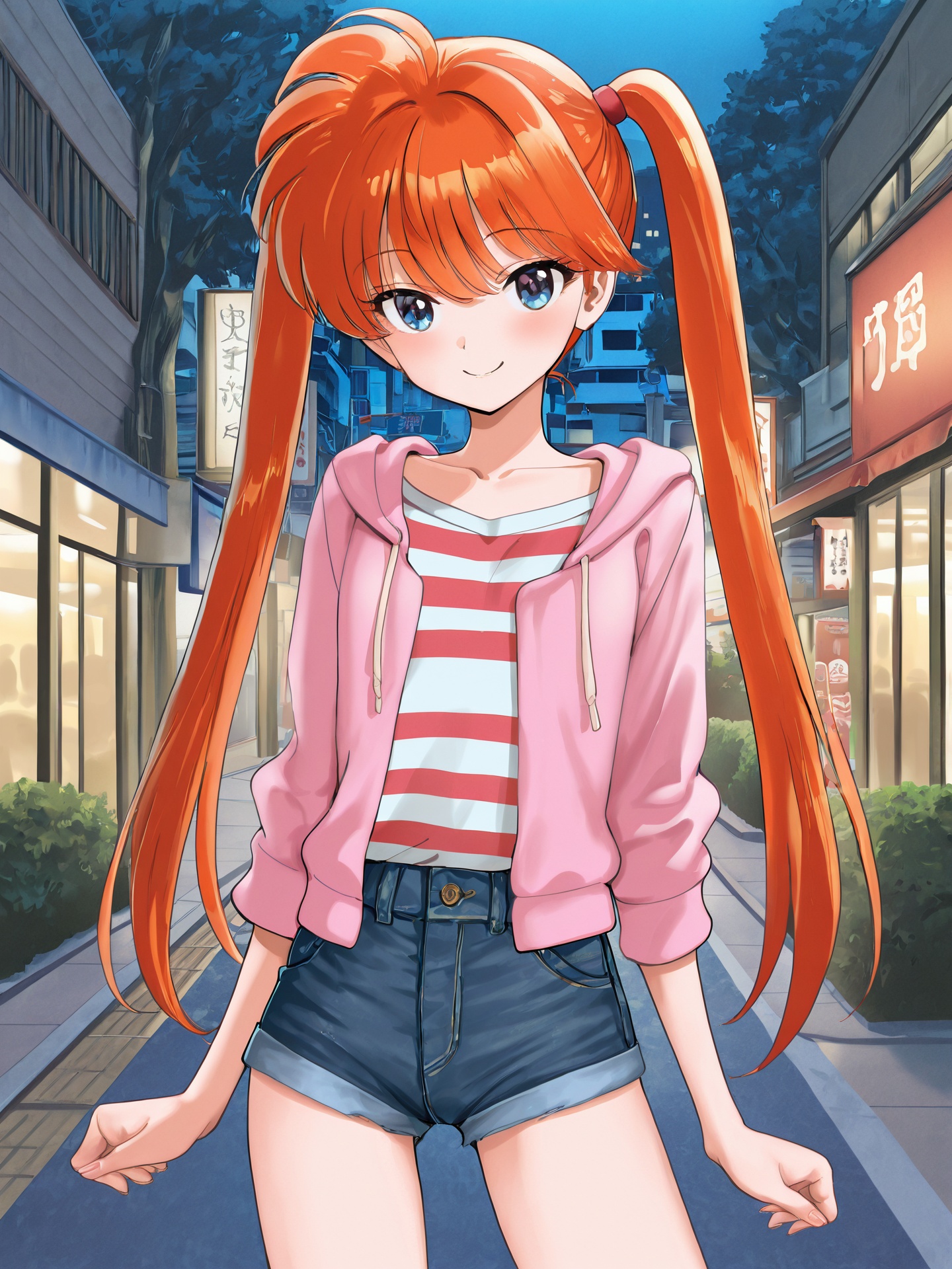 okanotakeshi,  inabakyoukoblue eyes,  orange hair on Tensor.Art