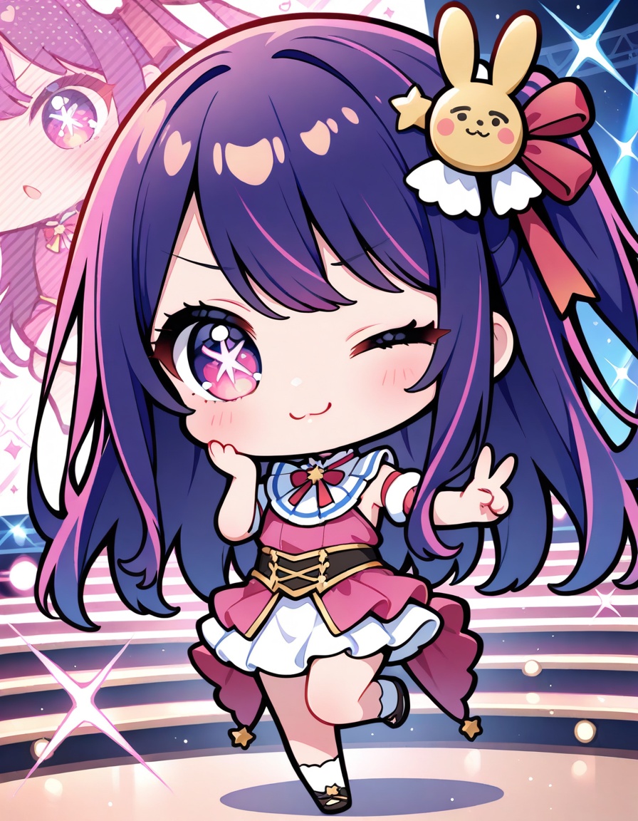 (chibi,  solo,  simple art on Tensor.Art
