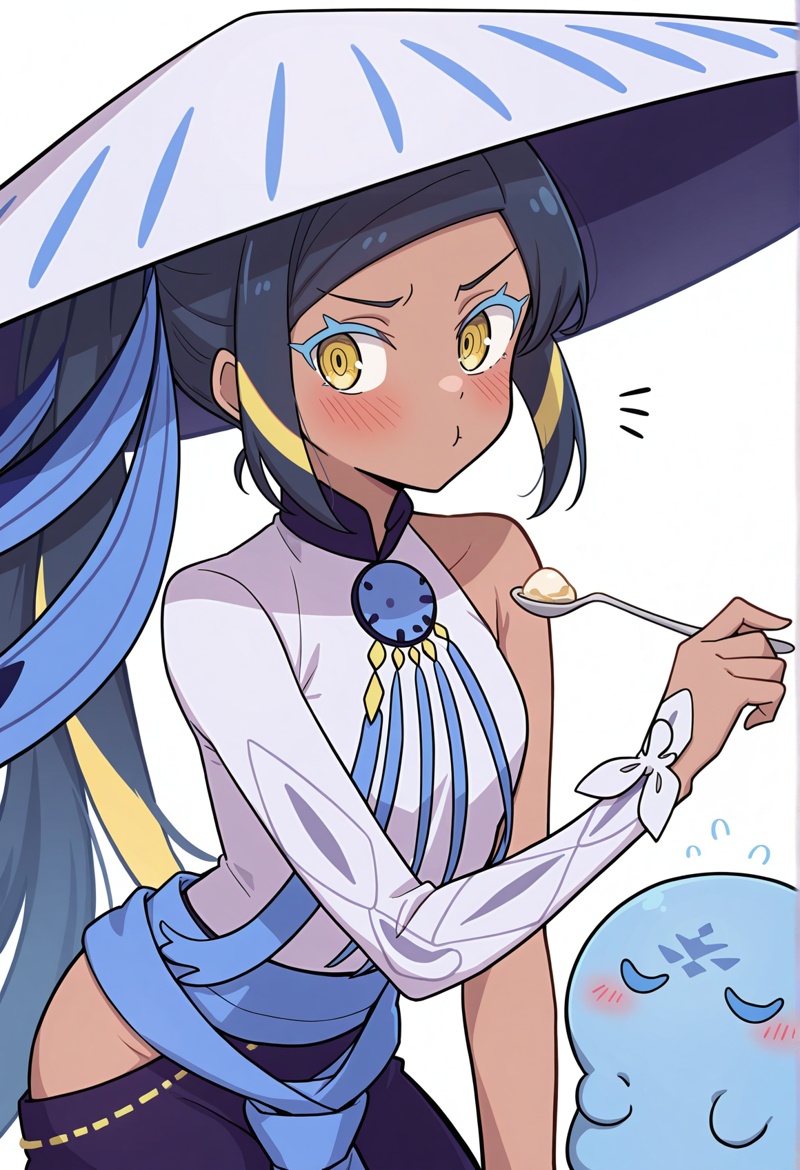 anime coloring,  1girl,  dark skin on Tensor.Art