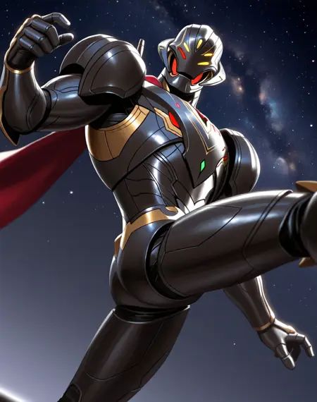 Ultron Infinity,  muscular,  robot on Tensor.Art