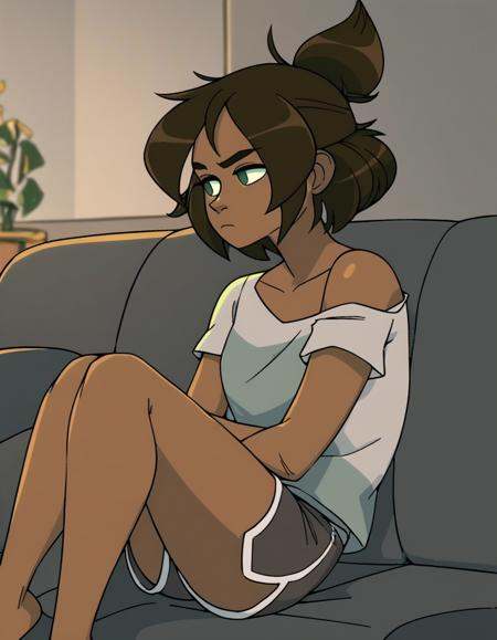 Rider,  brown hair,  solo on Tensor.Art