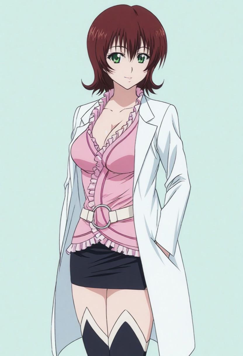 Mikryo,  brown hair,  short hair on Tensor.Art