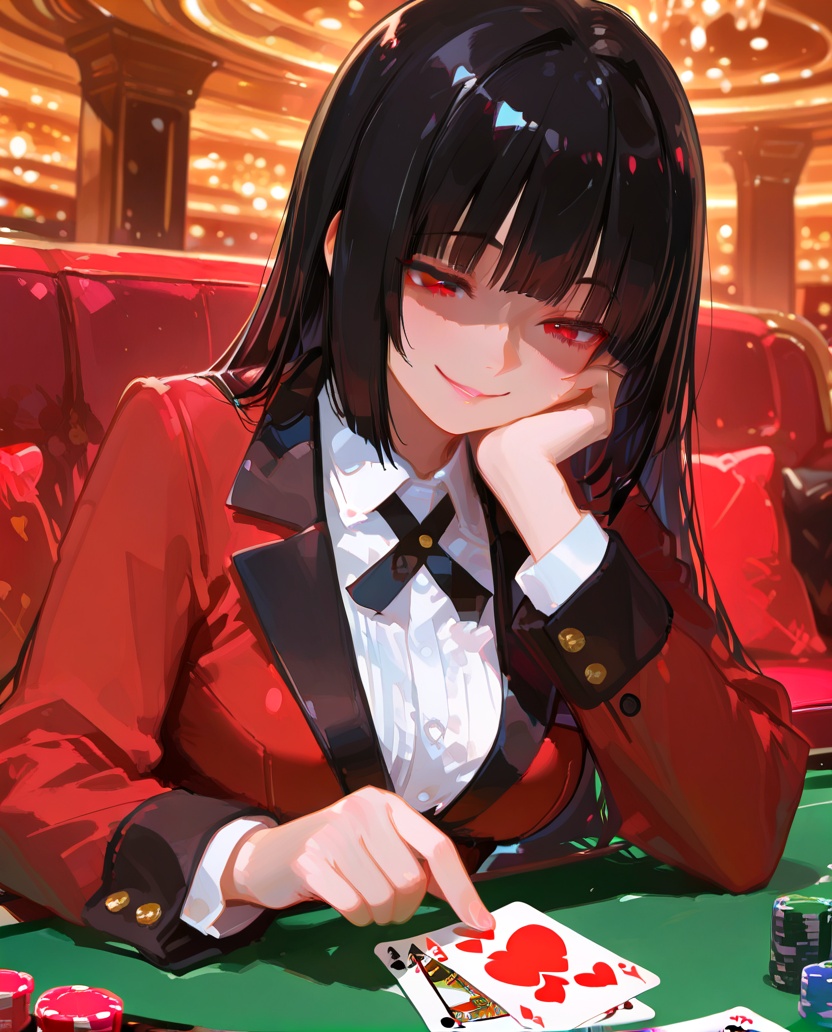 jabami yumeko,  1girl,  solo on Tensor.Art