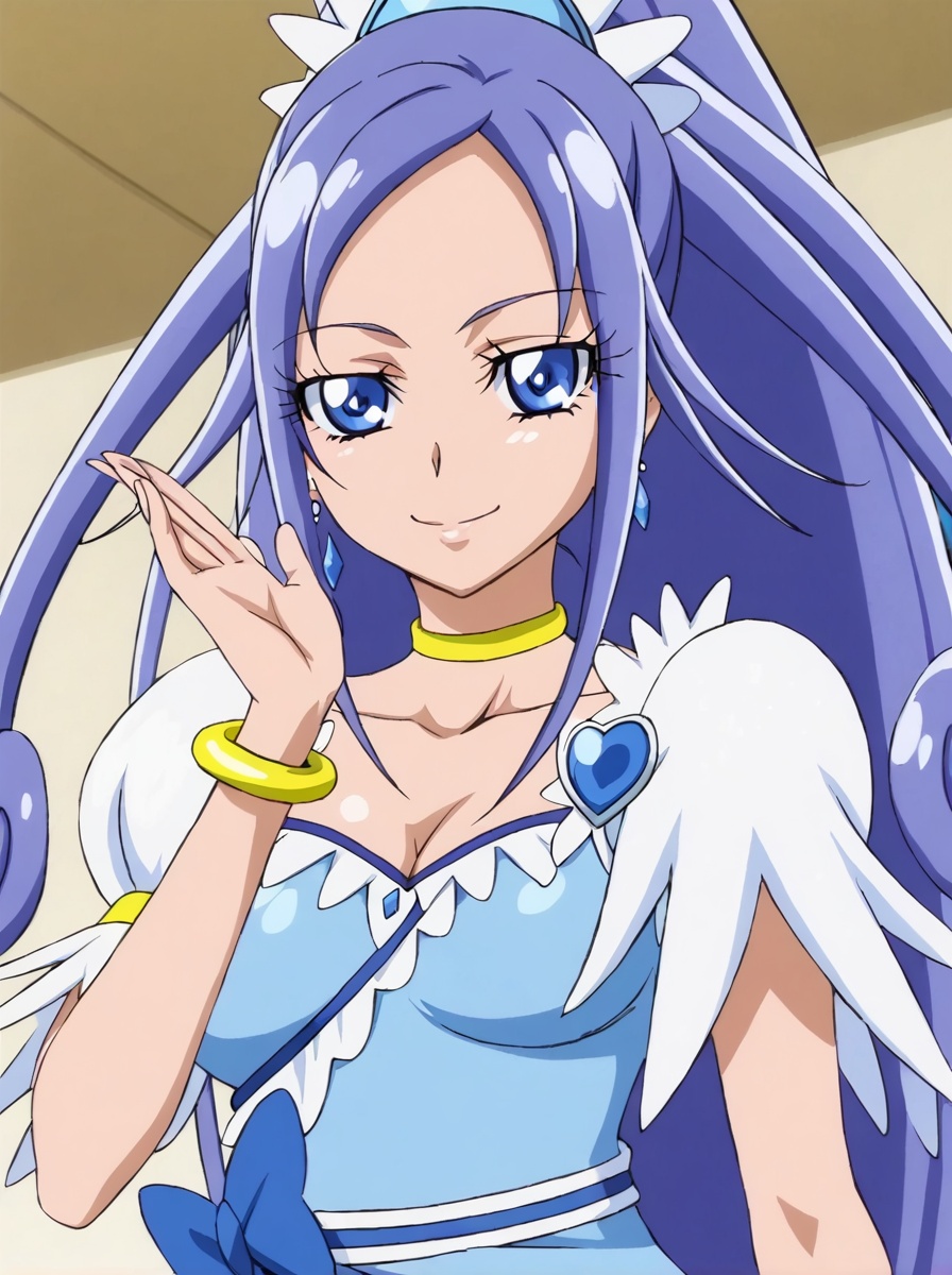 curediamond,  large breasts,  half-closed eyes on Tensor.Art