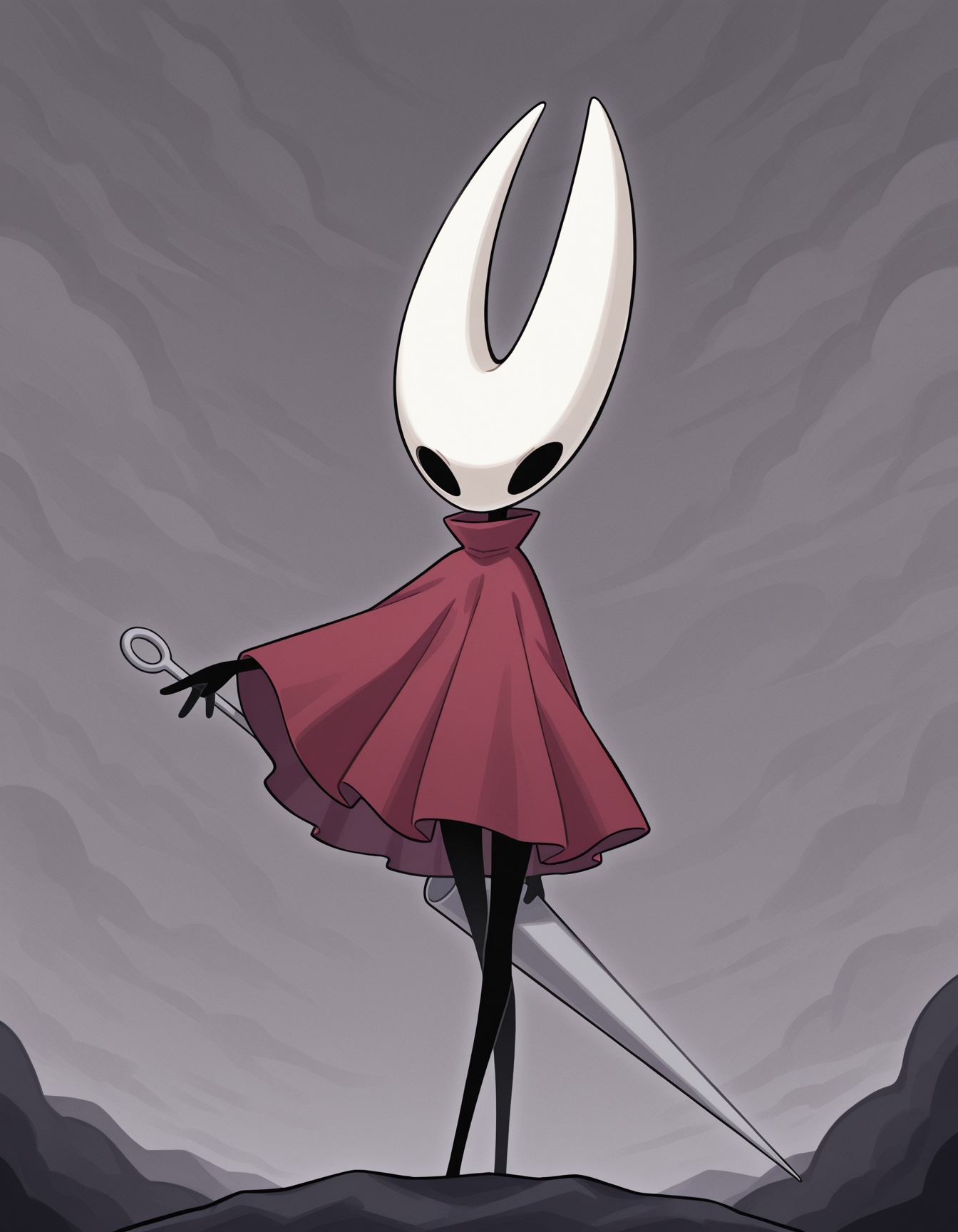 1girl,  solo,  hornet \(hollow knight\) on Tensor.Art