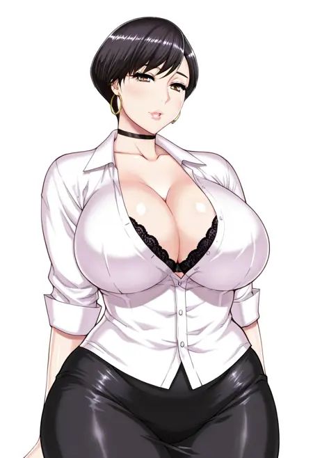kaorissxl,  mature woman,  short hair on Tensor.Art