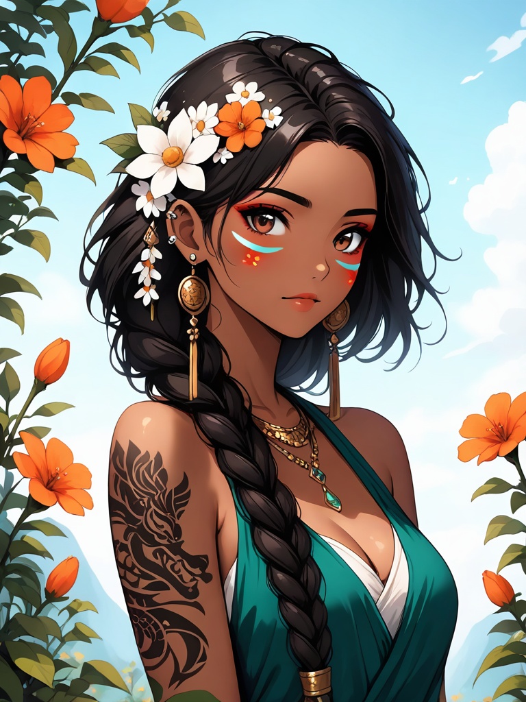 1girl,  solo,  long hair on Tensor.Art