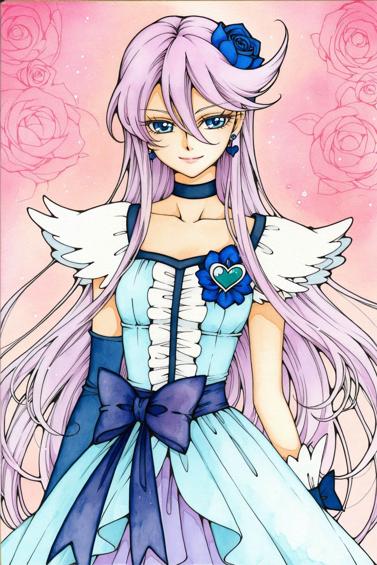 sacokabutan Style,  1girl,  cure moonlight on Tensor.Art