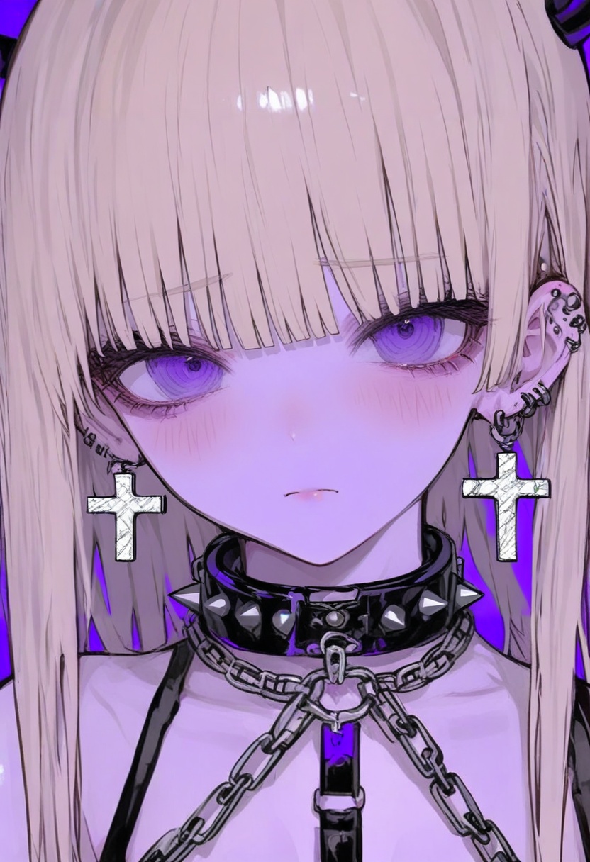 1girl,  jewelry,  cross on Tensor.Art