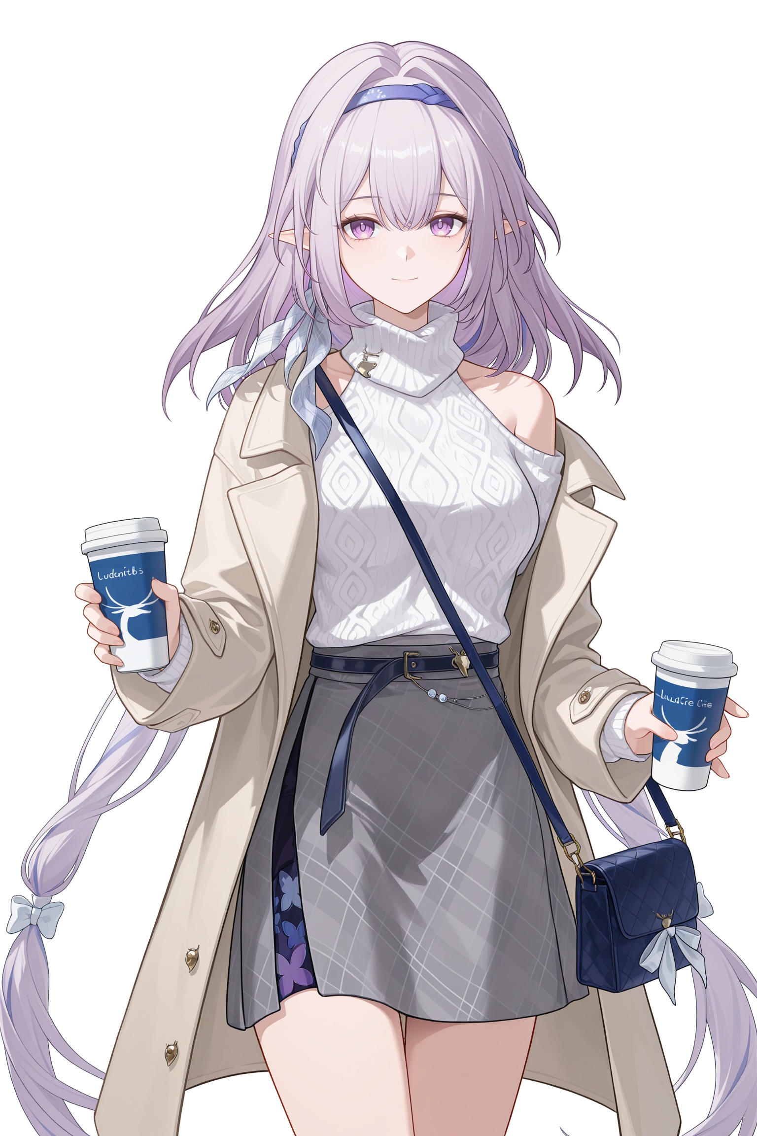 castorice (luckin coffee),  pointy ears,  solo on Tensor.Art