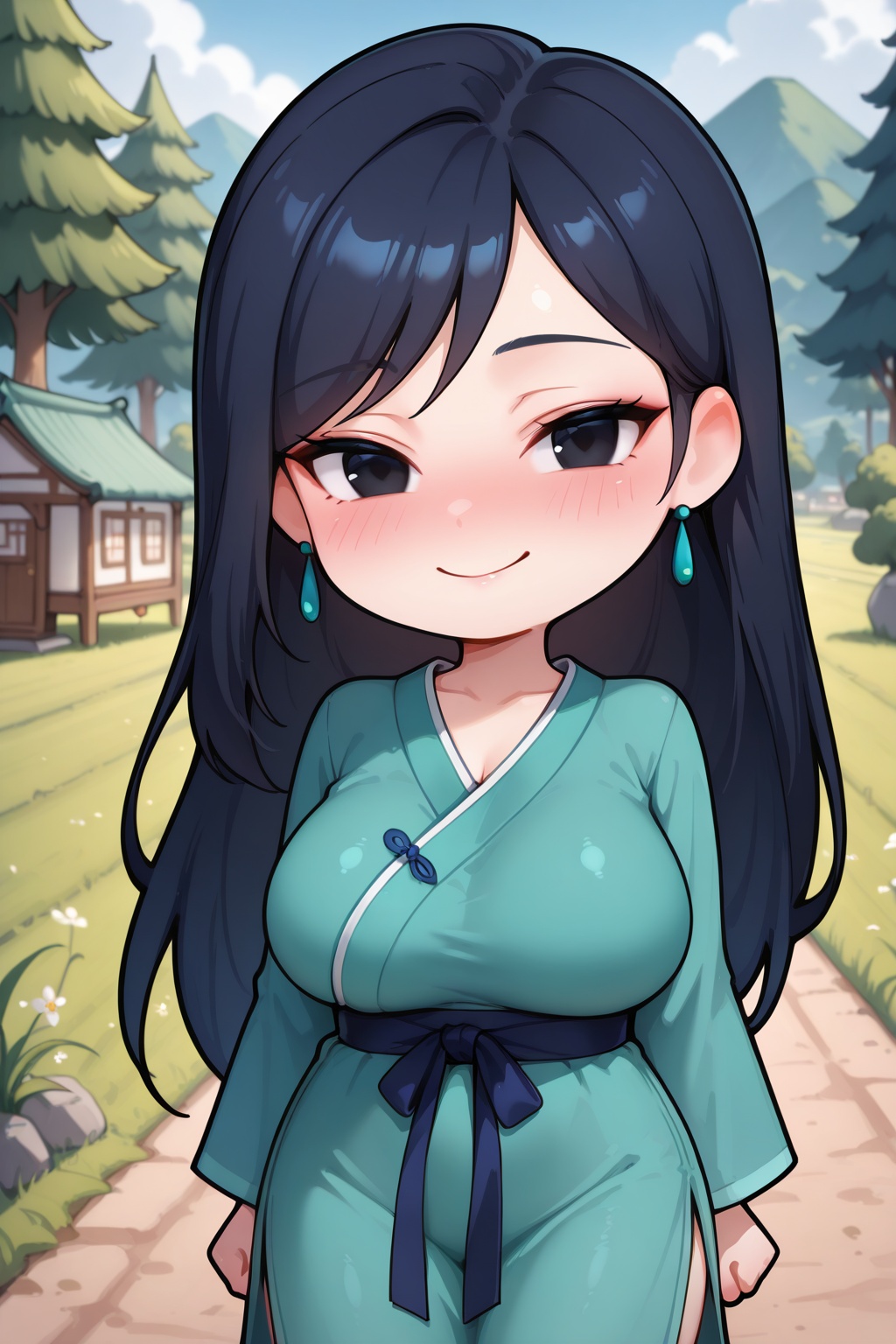 (((amplechibi,  chibi,  large breasts))) on Tensor.Art