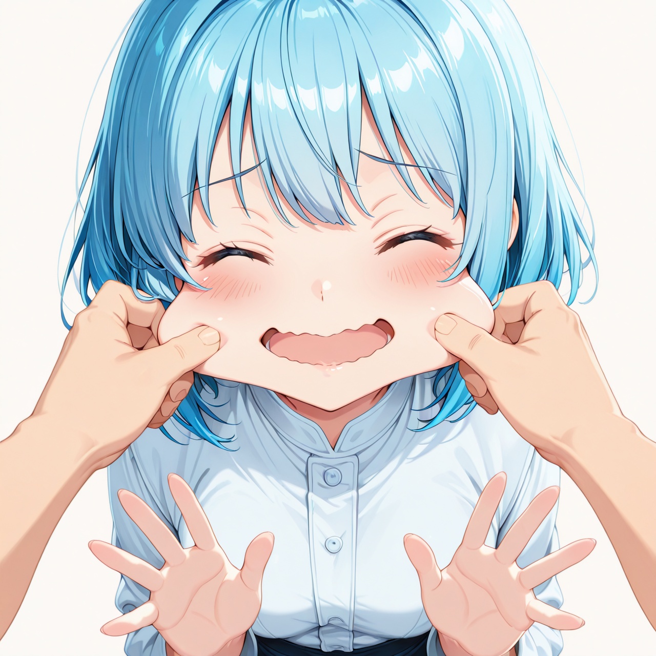hoho,  1girl,  blush on Tensor.Art
