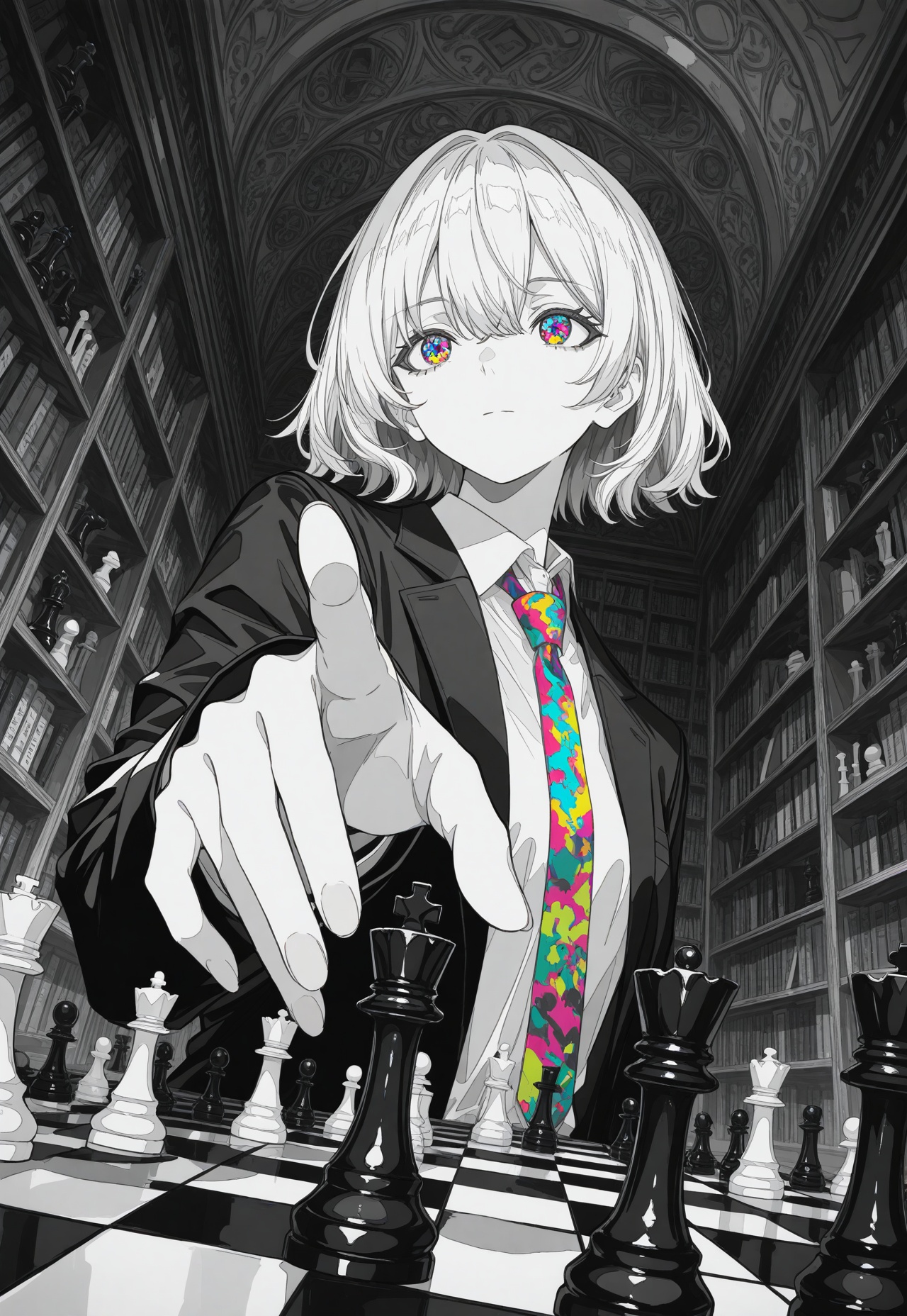dutch angle,  two-finger,  upper body on Tensor.Art