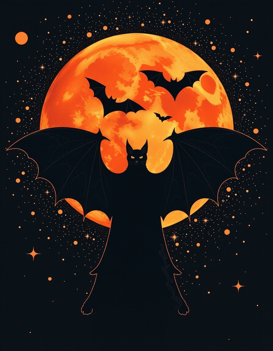 neodark,  Vector Art,  Dramatic Noir Silhouette on Tensor.Art