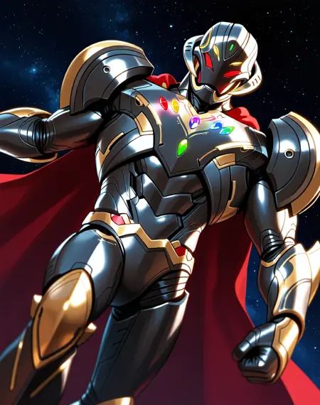 Ultron Infinity,  muscular,  robot on Tensor.Art