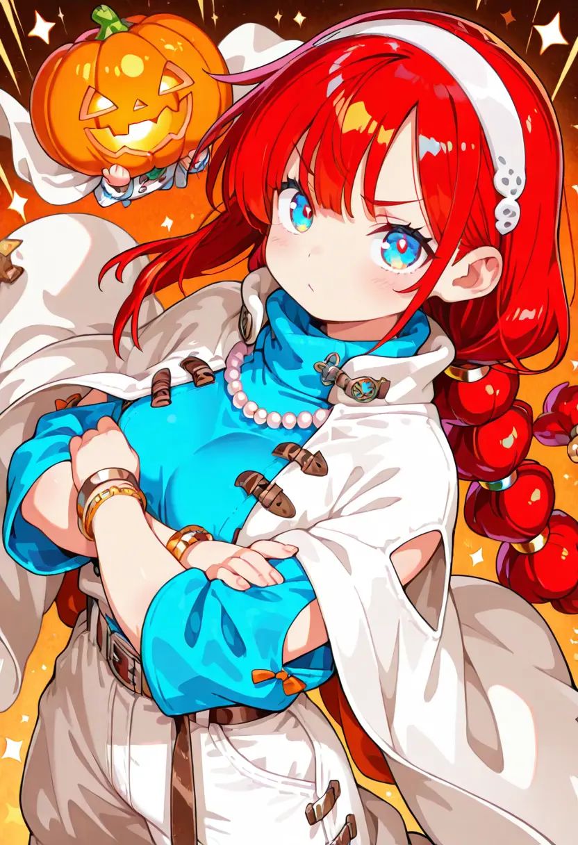 1girl,  berry_mahotsukai,  red hair on Tensor.Art