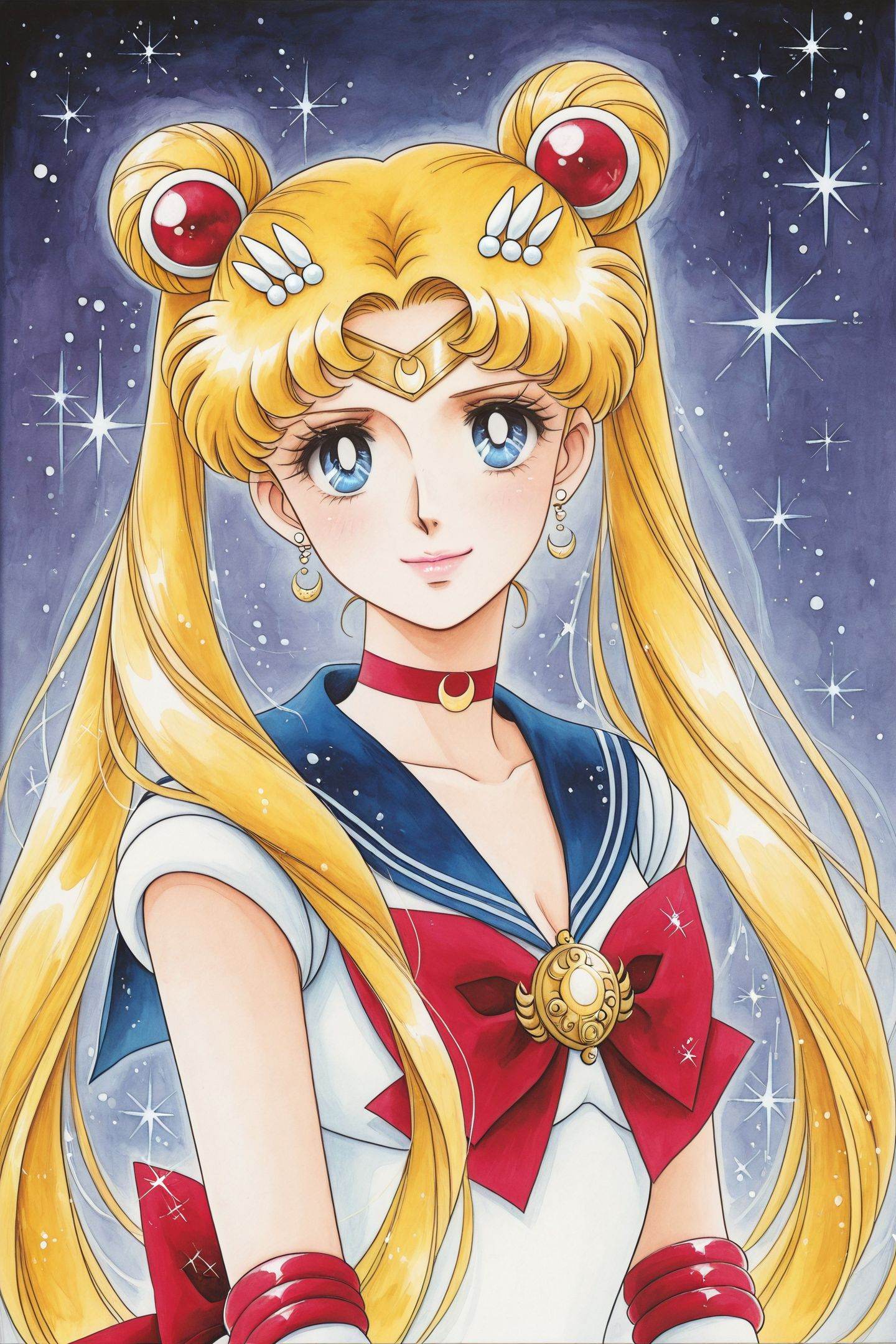 1girl,  tsukino usagi,  solo on Tensor.Art