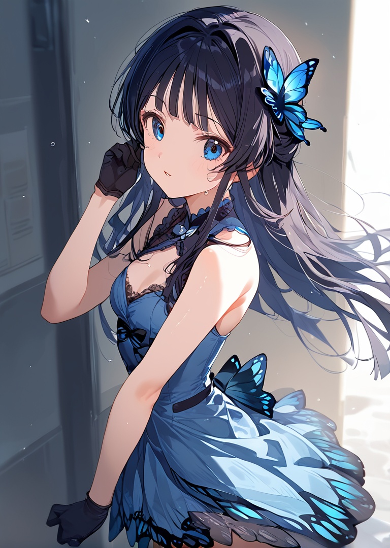 1girl,  shizuka mogami\(m@ster miu\),  bangs on Tensor.Art