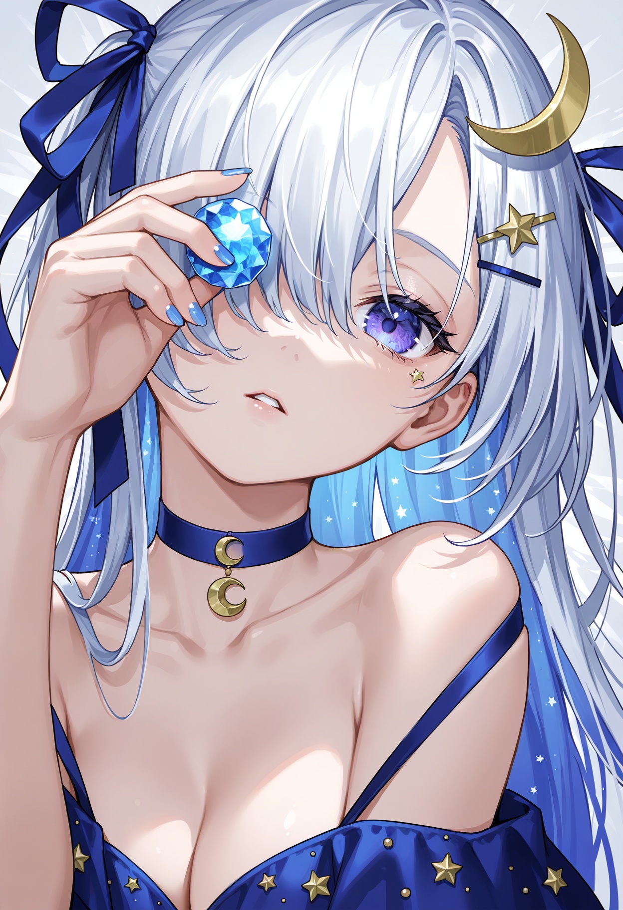 1girl,  solo,  choker on Tensor.Art