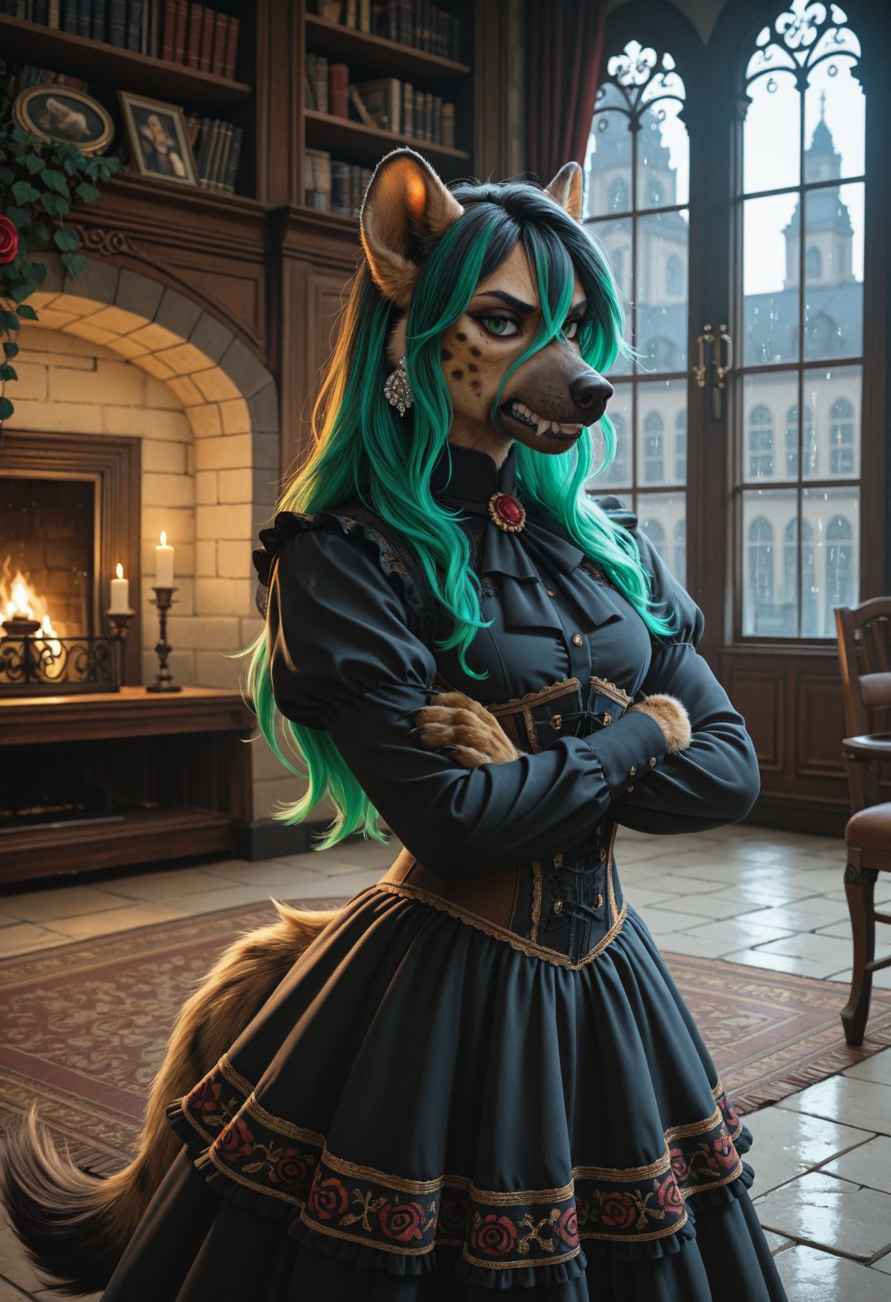 detailed fur,  anthro,  furry on Tensor.Art