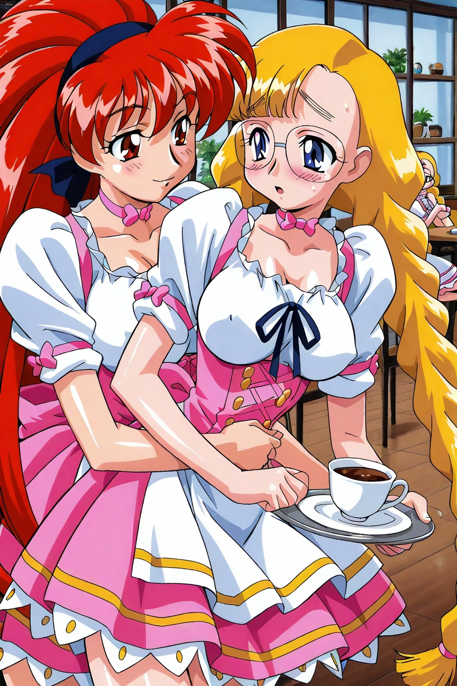 vipergt,  2girls,  karin on Tensor.Art