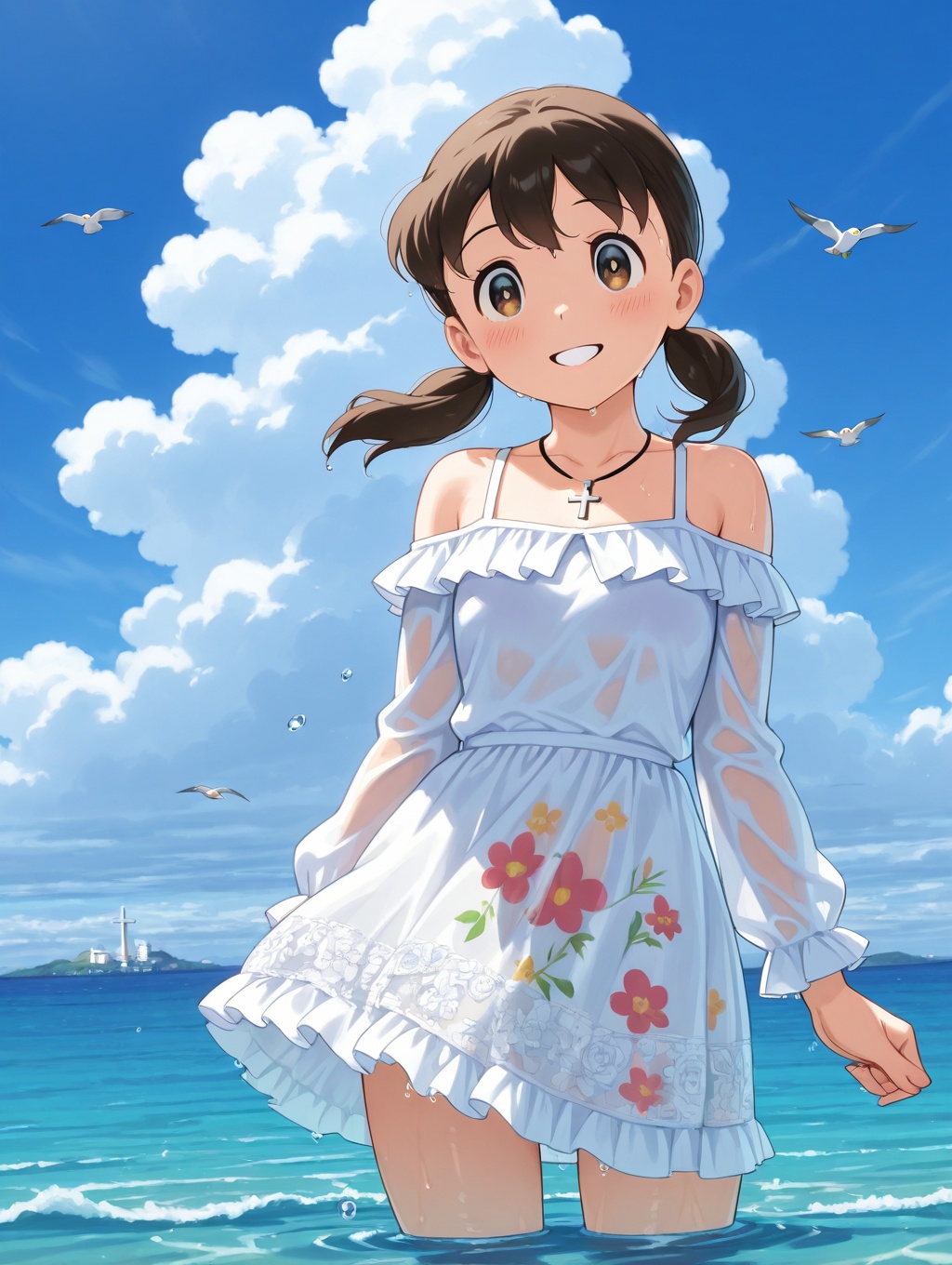 minamoto shizuka,  1girl,  solo on Tensor.Art