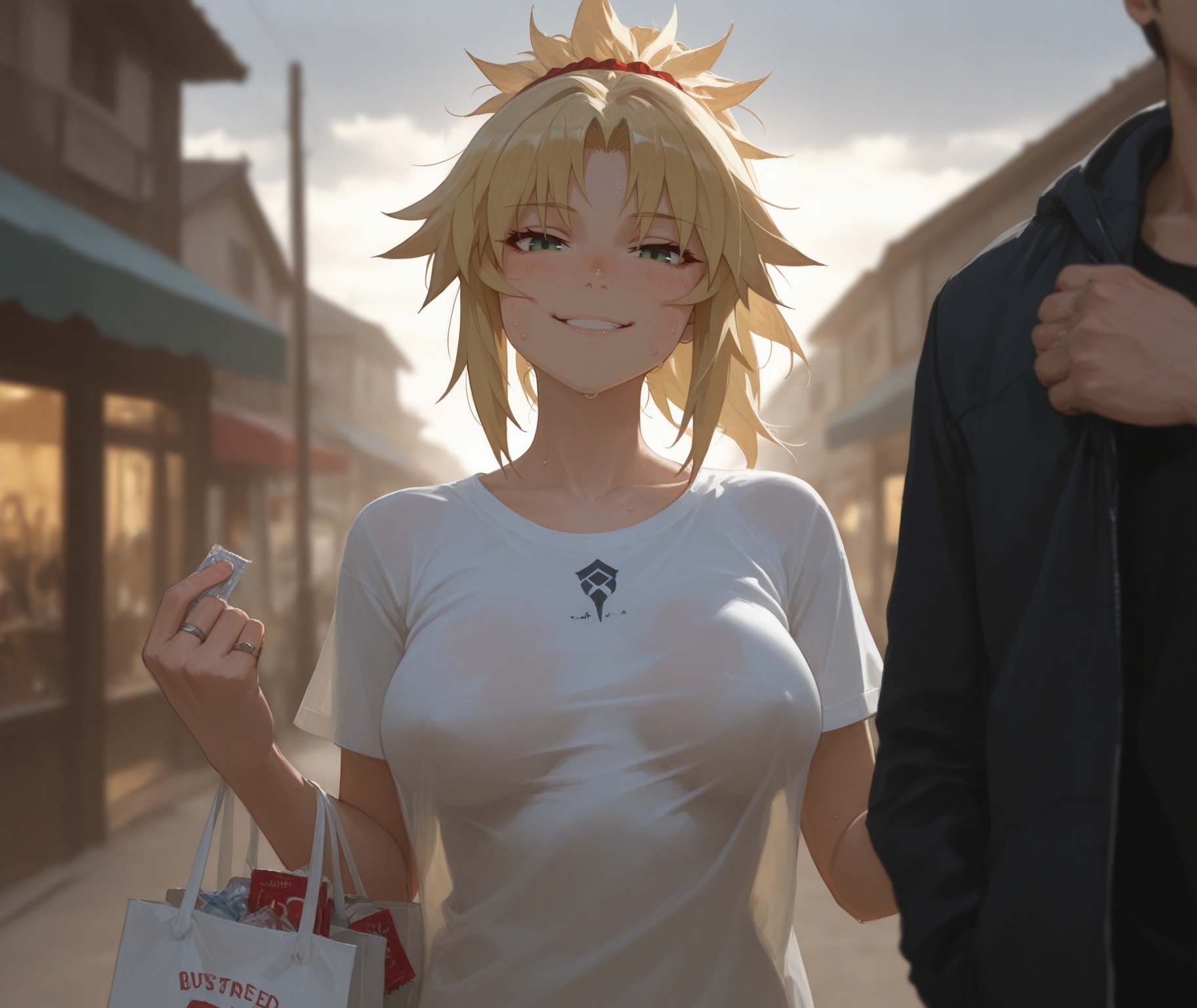 anime coloring,  1girl,  mordred (fate/apocrypha) on Tensor.Art