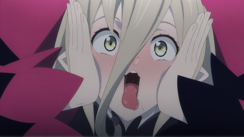 ahegao,  expressive ahegao,  open mouth on Tensor.Art