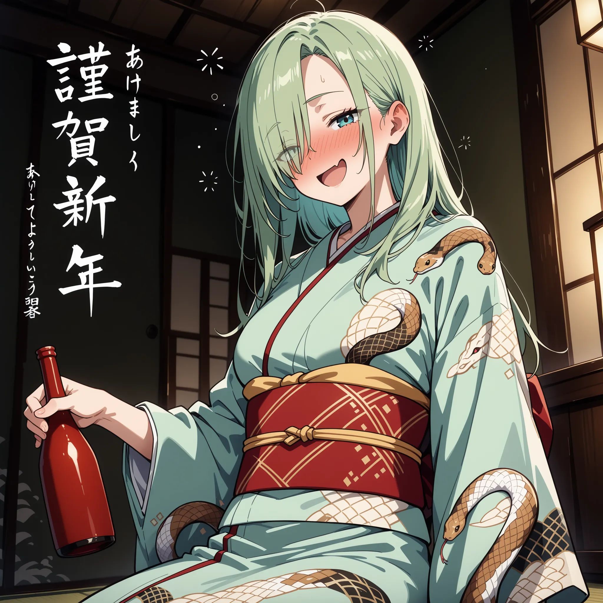 1girl,  snake girl,  long hair on Tensor.Art