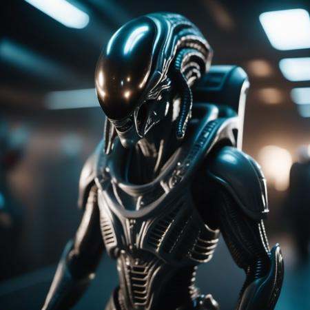cinematic photo an alien wears a astronautsuit . 35mm photograph,  film,  bokeh on Tensor.Art