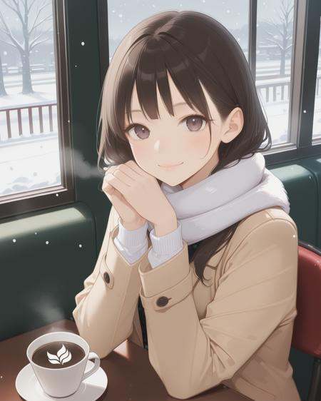 1girl,  amamitsuki ,  upper body on Tensor.Art