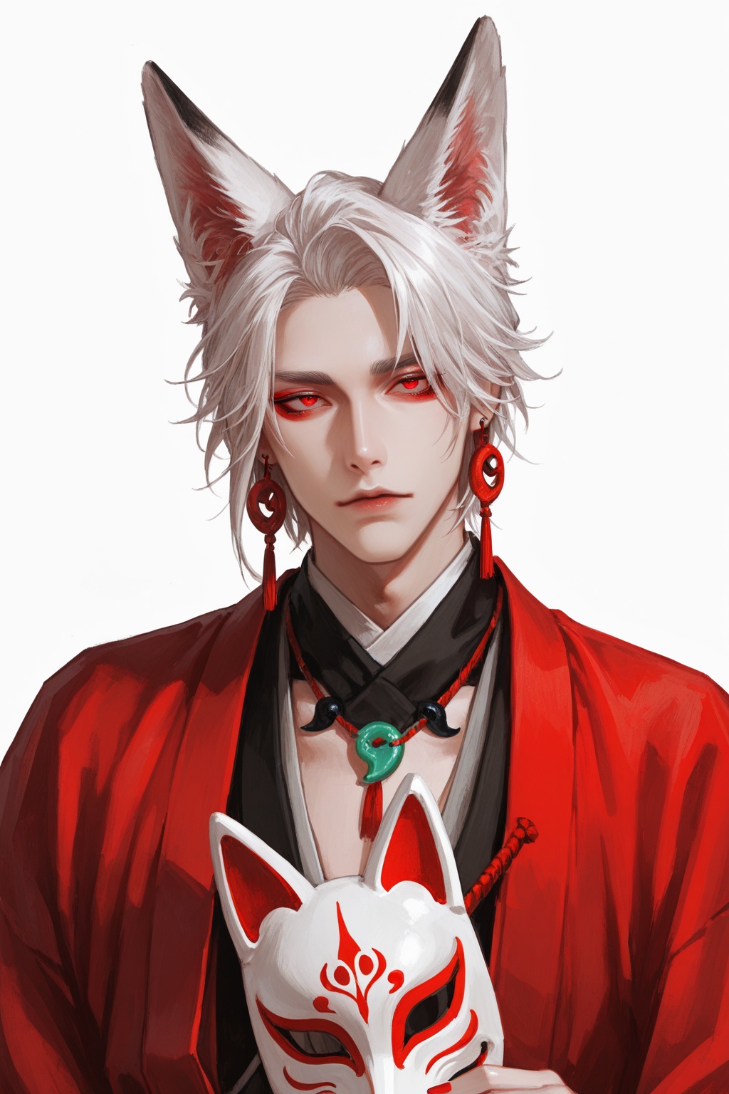 1boy,  male_focus,  jewelry on Tensor.Art