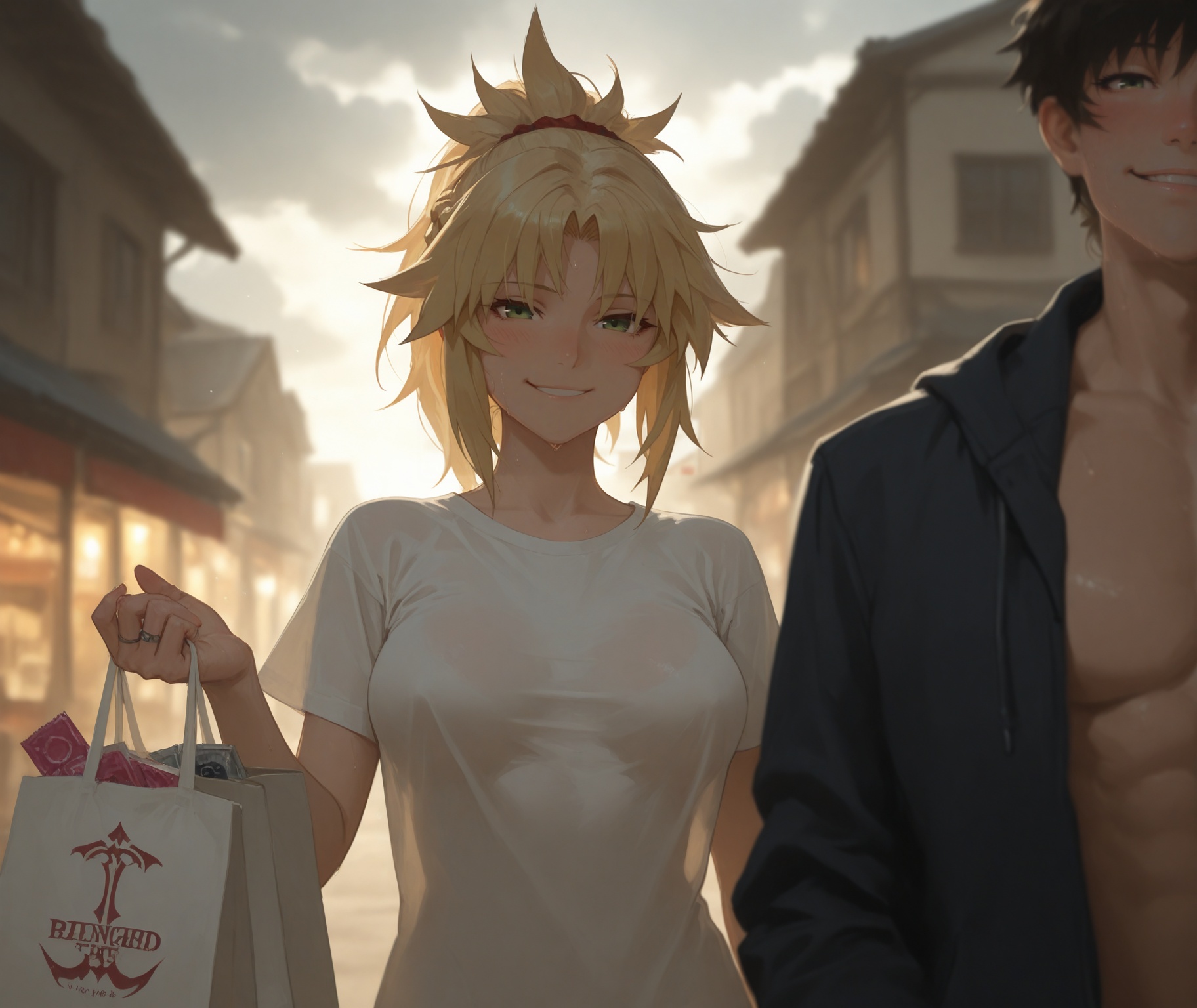 anime coloring,  1girl,  mordred (fate/apocrypha) on Tensor.Art