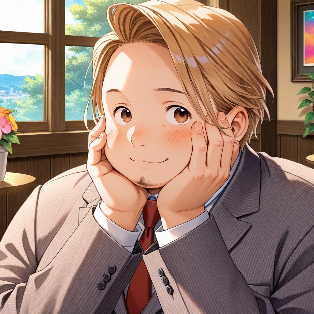 mnt-morinoup,  1boy,  brown-blonde hair on Tensor.Art