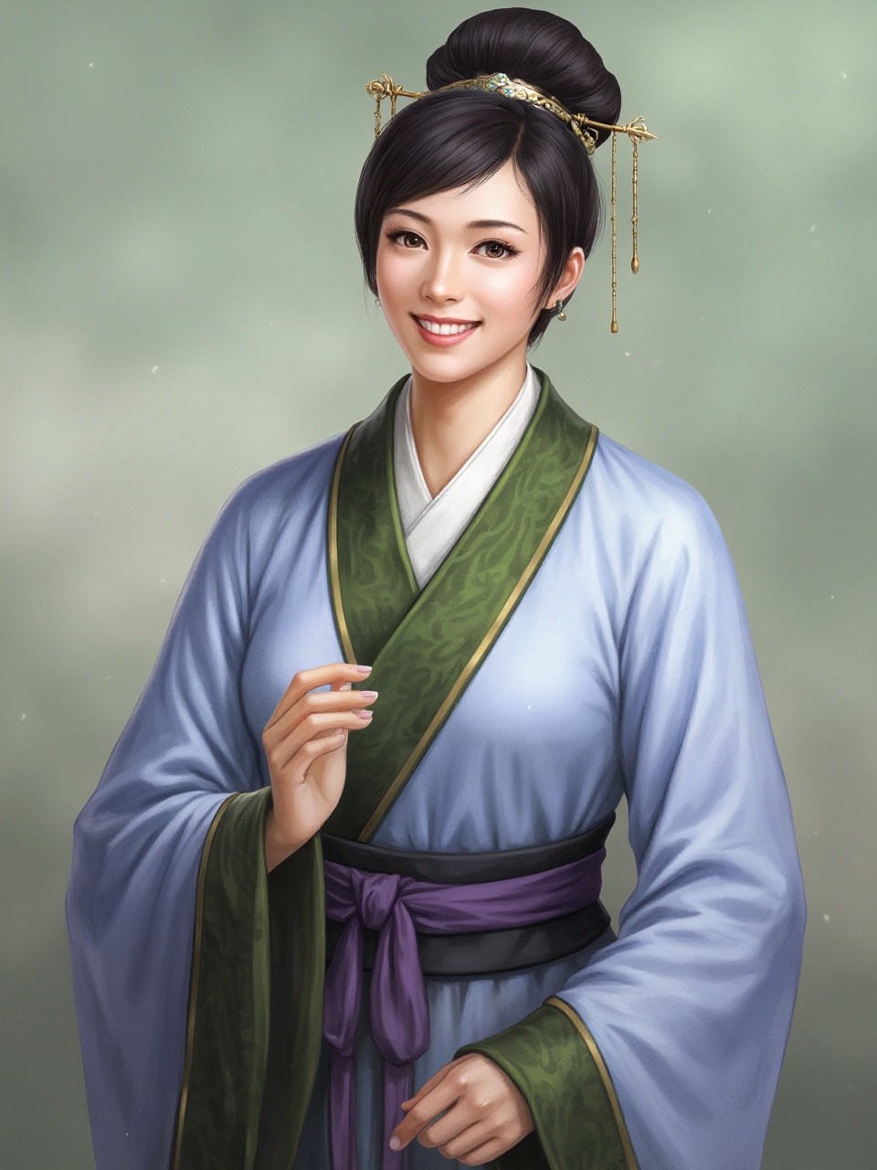 woman,hanfu,smile,