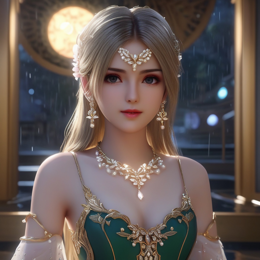 <lora:837-DA-XL-斗罗大陆-千仞雪-幼年:0.8>, (,1girl, ,best quality, ),, ,ultra detailed 8k cg,            cinematic lighting, cinematic bloom, (( , )),,  , unreal, science fiction,  luxury, jewelry, diamond, pearl, gem, sapphire, ruby, emerald, intricate detail, delicate pattern, charming, alluring, seductive, erotic, enchanting, hair ornament, necklace, earrings, bracelet, armlet,halo,masterpiece, (( , )),,  ,cherry blossoms,(((, night,night sky,,  ultra high res, (photorealistic:1.4), raw photo, 1girl, , rain, sweat, ,wet, )))(( , ))   (cleavage),kneeling,  butterfly,
