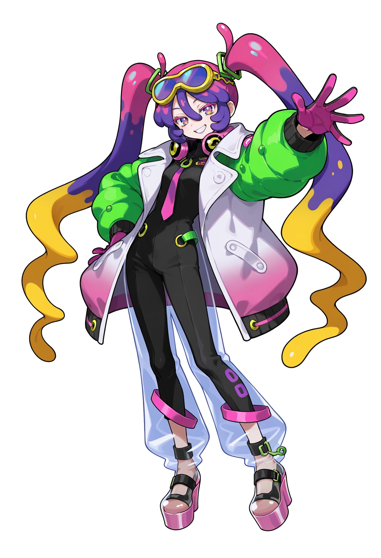 1girl,  hatsune miku,  poison miku \(project voltage\) on Tensor.Art