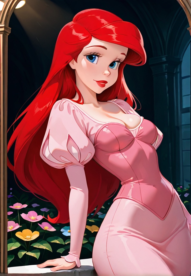 ariel,  1girl,  solo on Tensor.Art