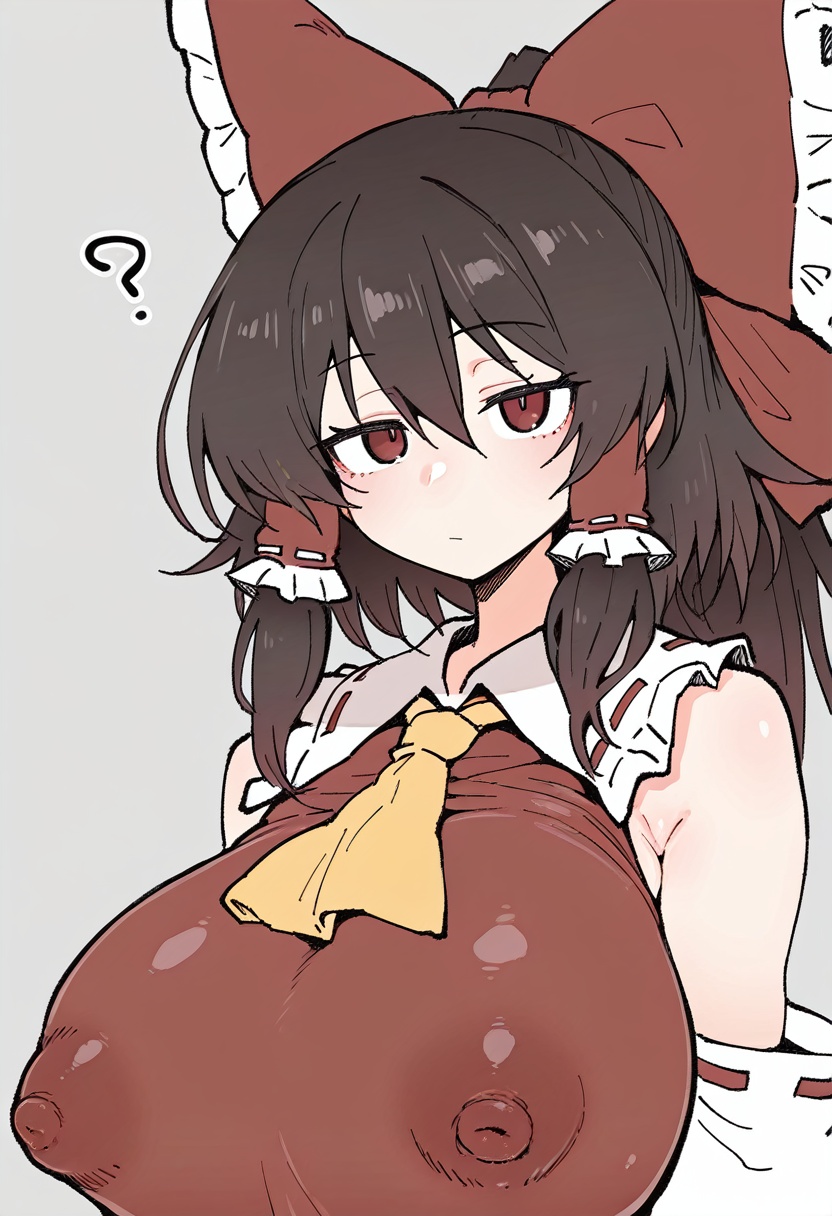 1girl,  solo,  hakurei reimu on Tensor.Art
