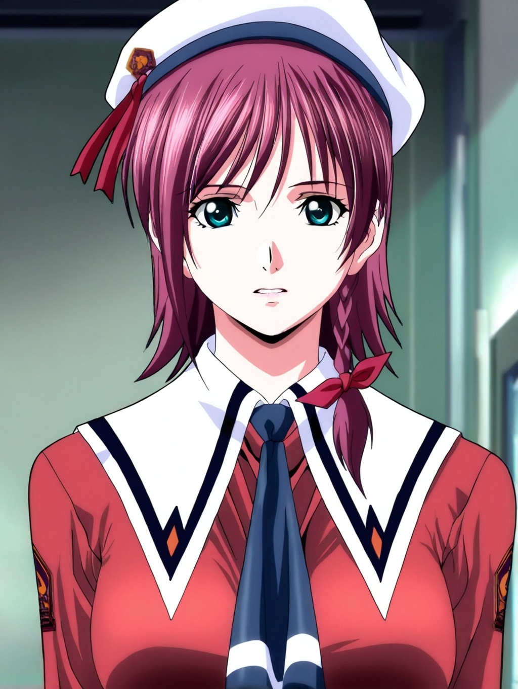 naruse yuna,  scd2 school uniform,  1girl on Tensor.Art