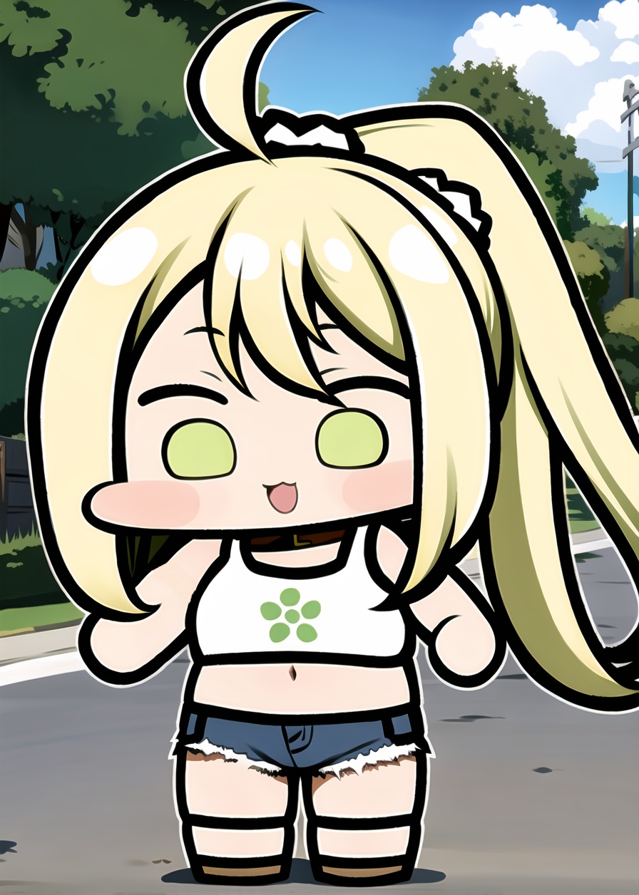 chibi,  1girl,  solo on Tensor.Art