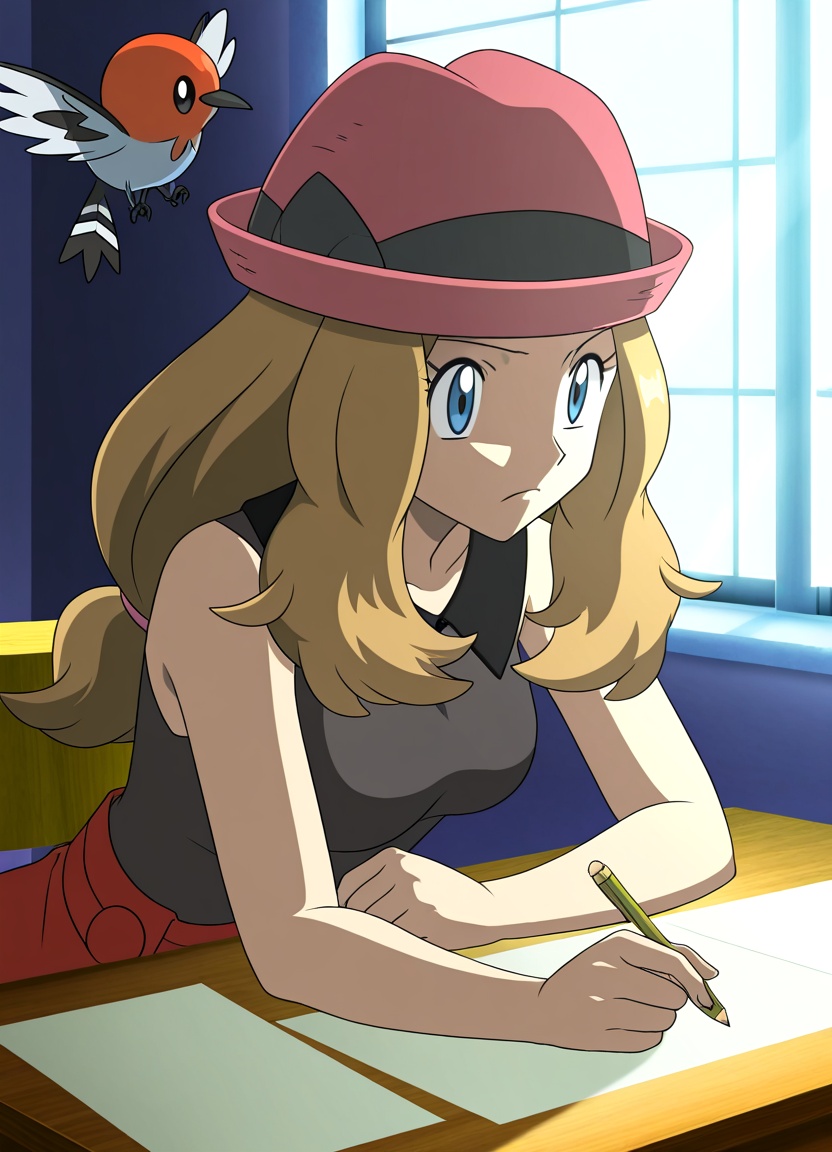 1girl,  solo,  serena \(pokemon\) on Tensor.Art