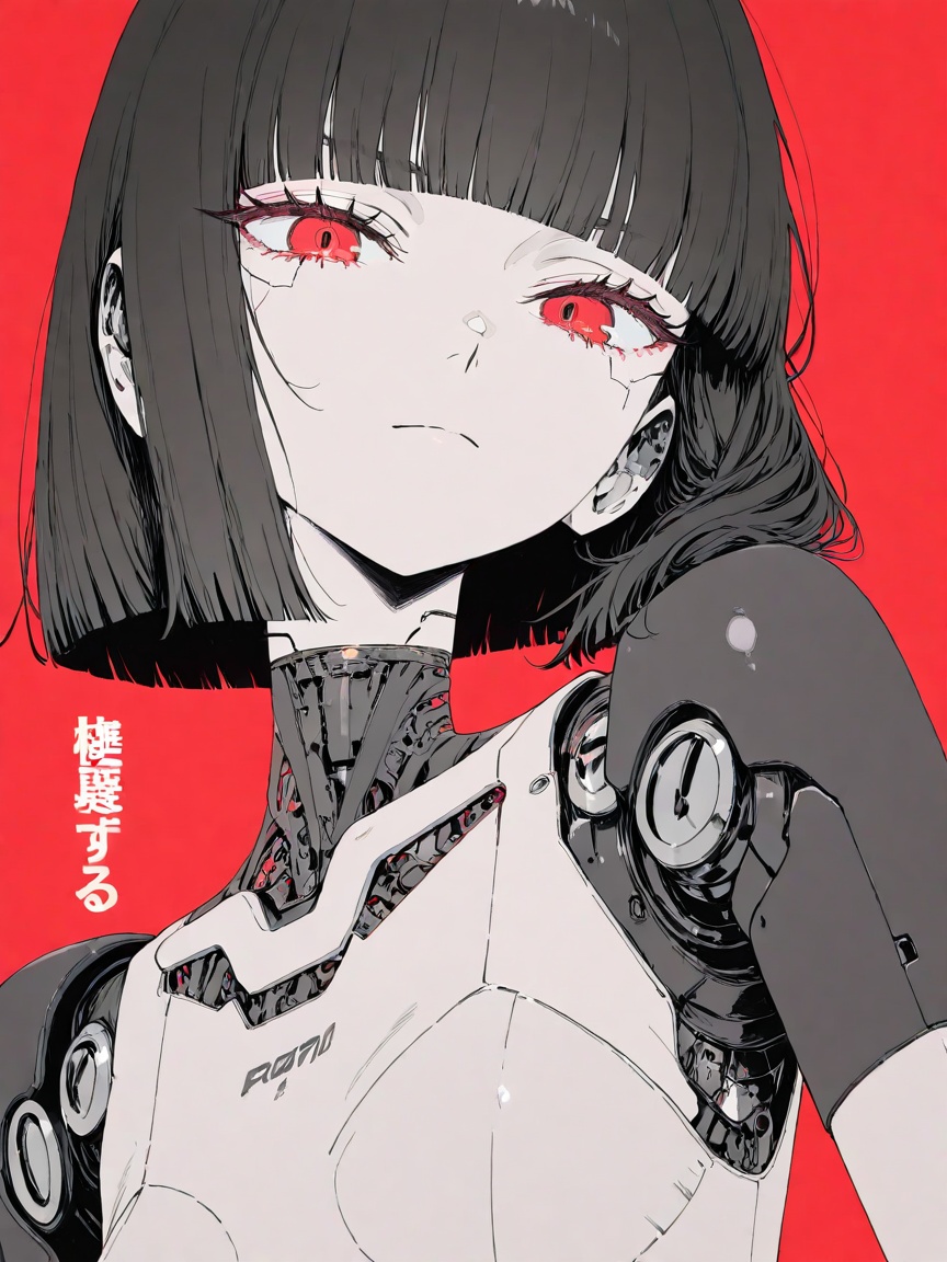1girl,  futuristic female robot,  android on Tensor.Art