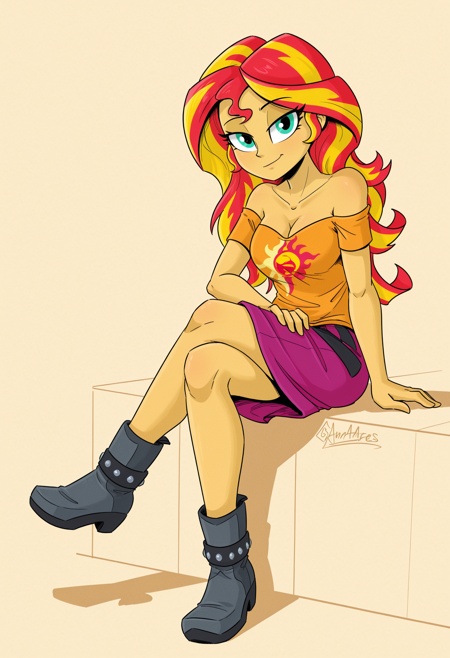 masterpiece,  best quality,  sunset shimmer on Tensor.Art