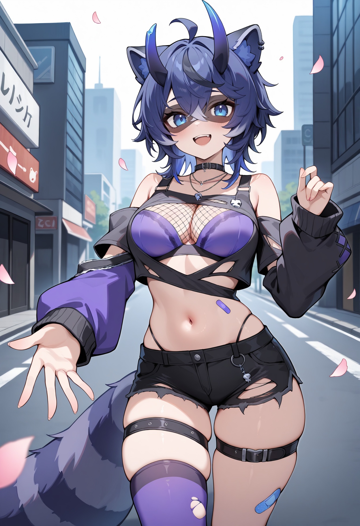 ccsnf,  short hair,  multicolored hair on Tensor.Art